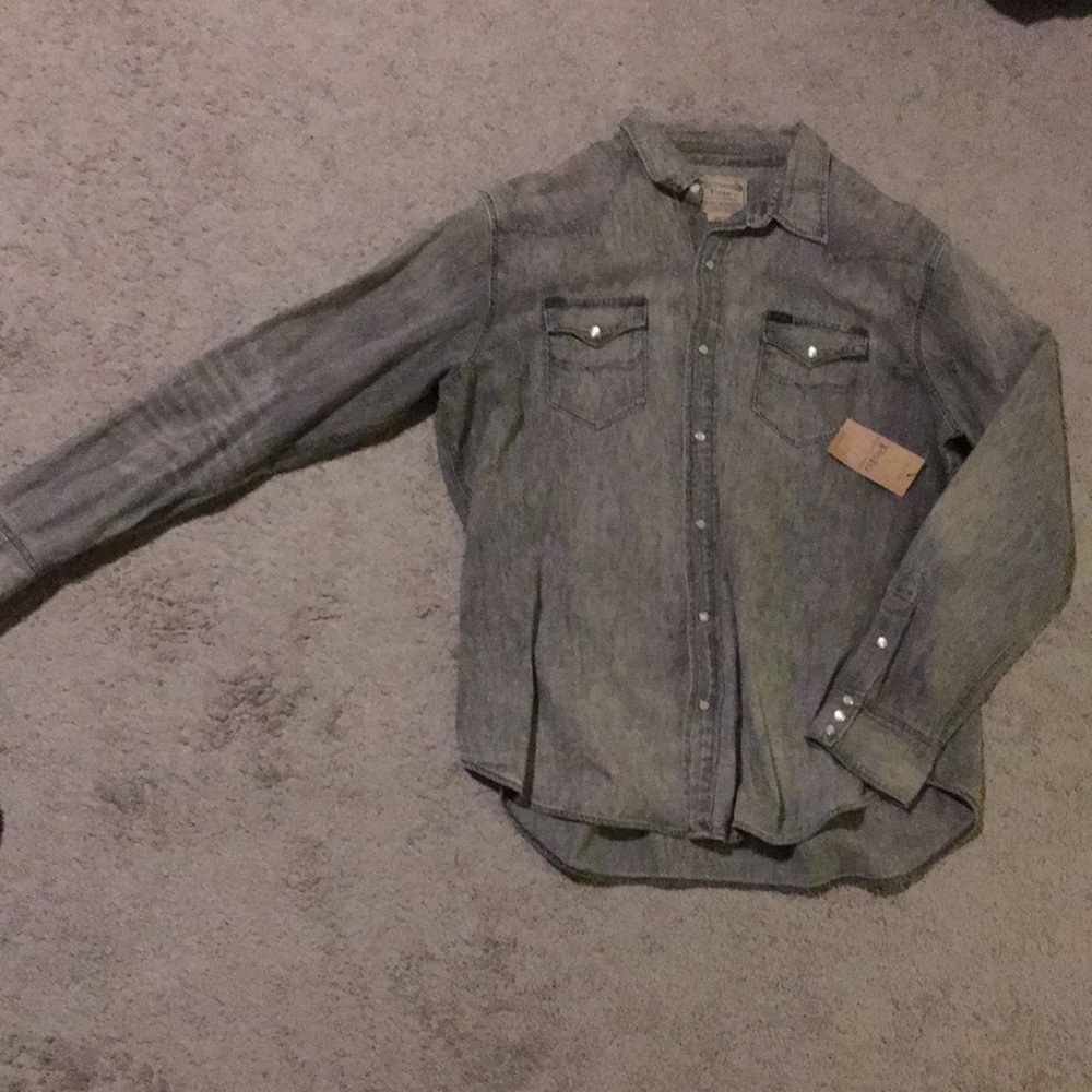 Polo Ralph Lauren men’s snap western chambray classic fit shirt new sz XXL